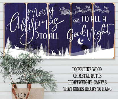 Merry Christmas To All - Canvas