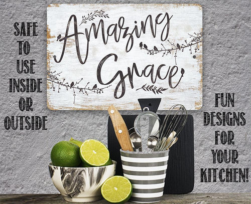 Amazing Grace - Metal Sign