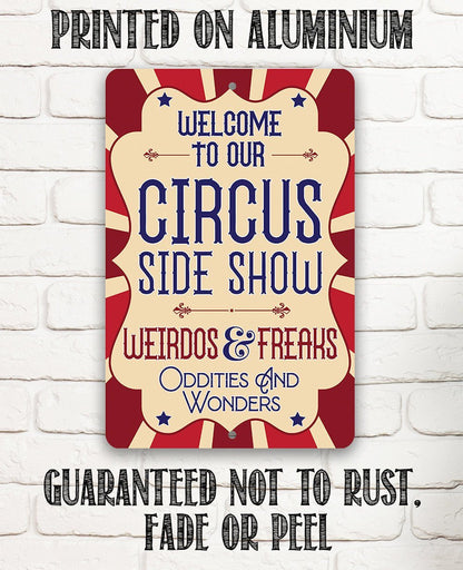 Circus Sideshow - Metal Sign