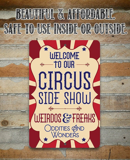 Circus Sideshow - Metal Sign