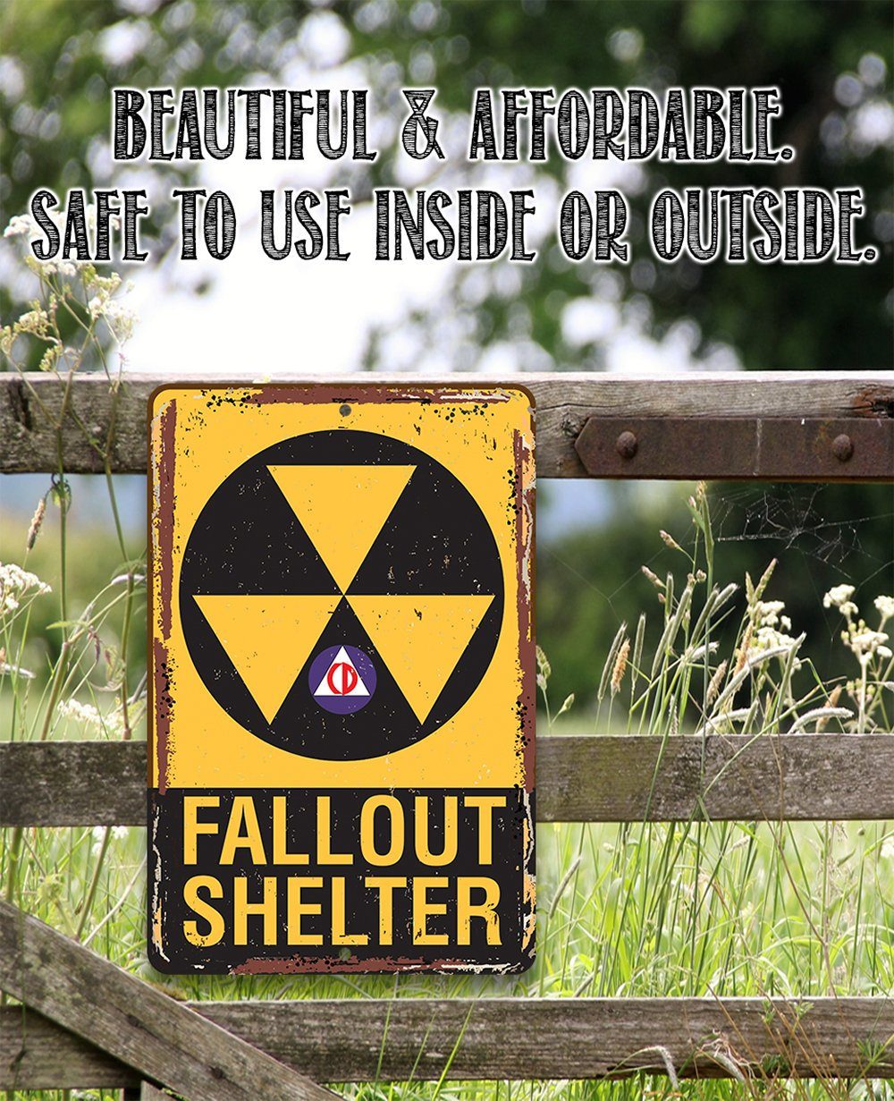 Fallout Shelter - Metal Sign
