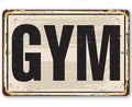 Gym - Metal Sign