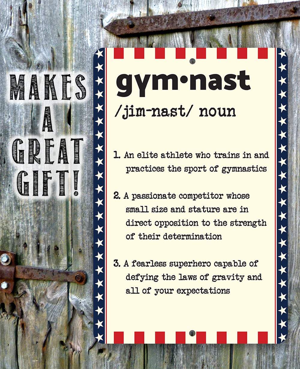 Gymnast Definition - Metal Sign