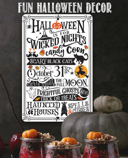 Halloween Is For - Metal Sign