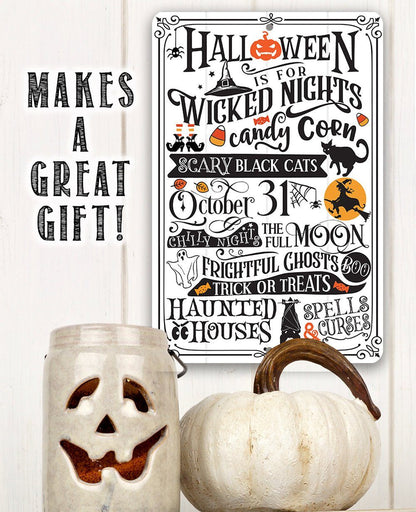 Halloween Is For - Metal Sign