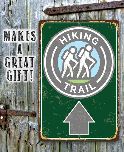 Hiking Trail - Metal Sign