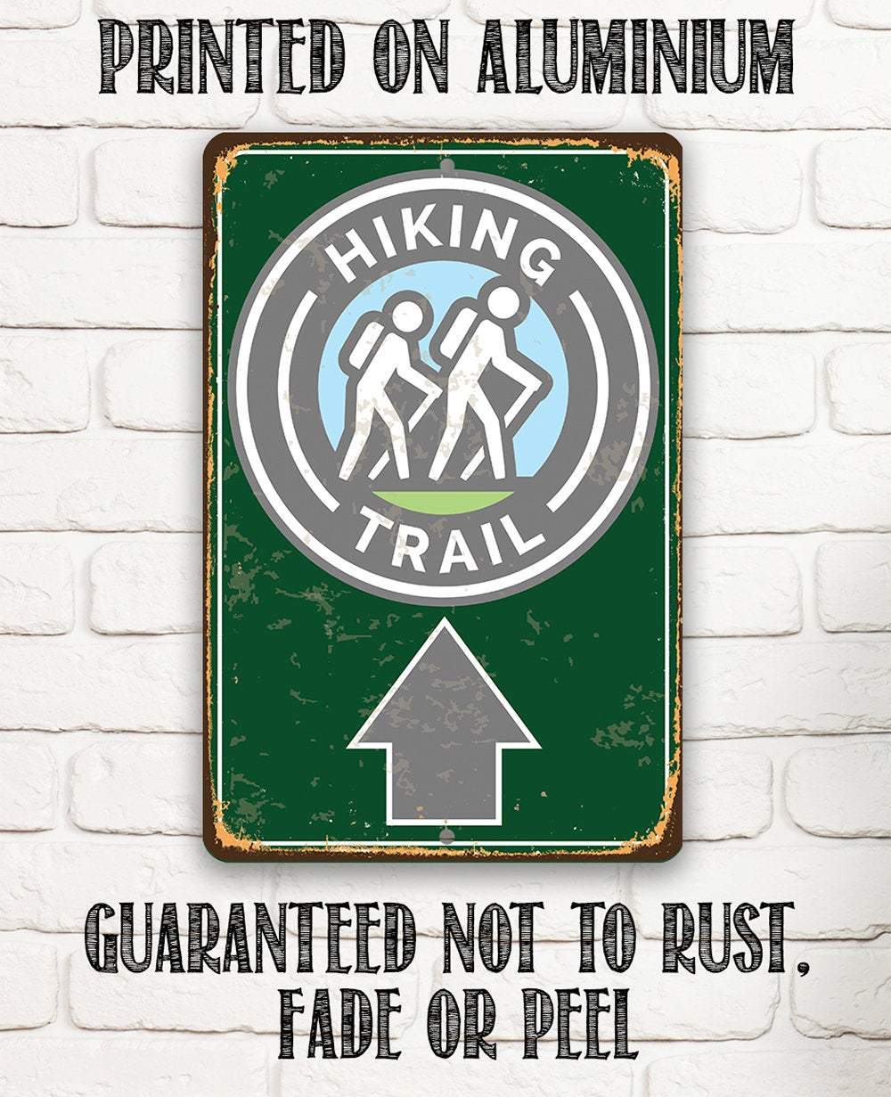 Hiking Trail - Metal Sign