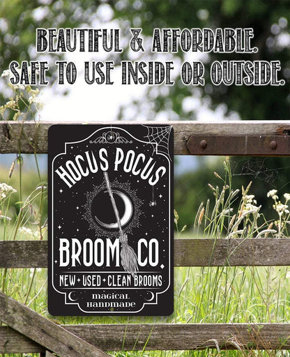 Hocus Pocus Broom Co - Metal Sign