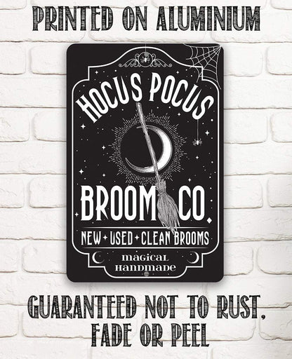 Hocus Pocus Broom Co - Metal Sign