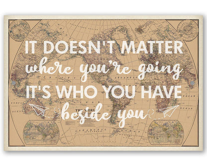 It Doesn't Matter - Metal Sign