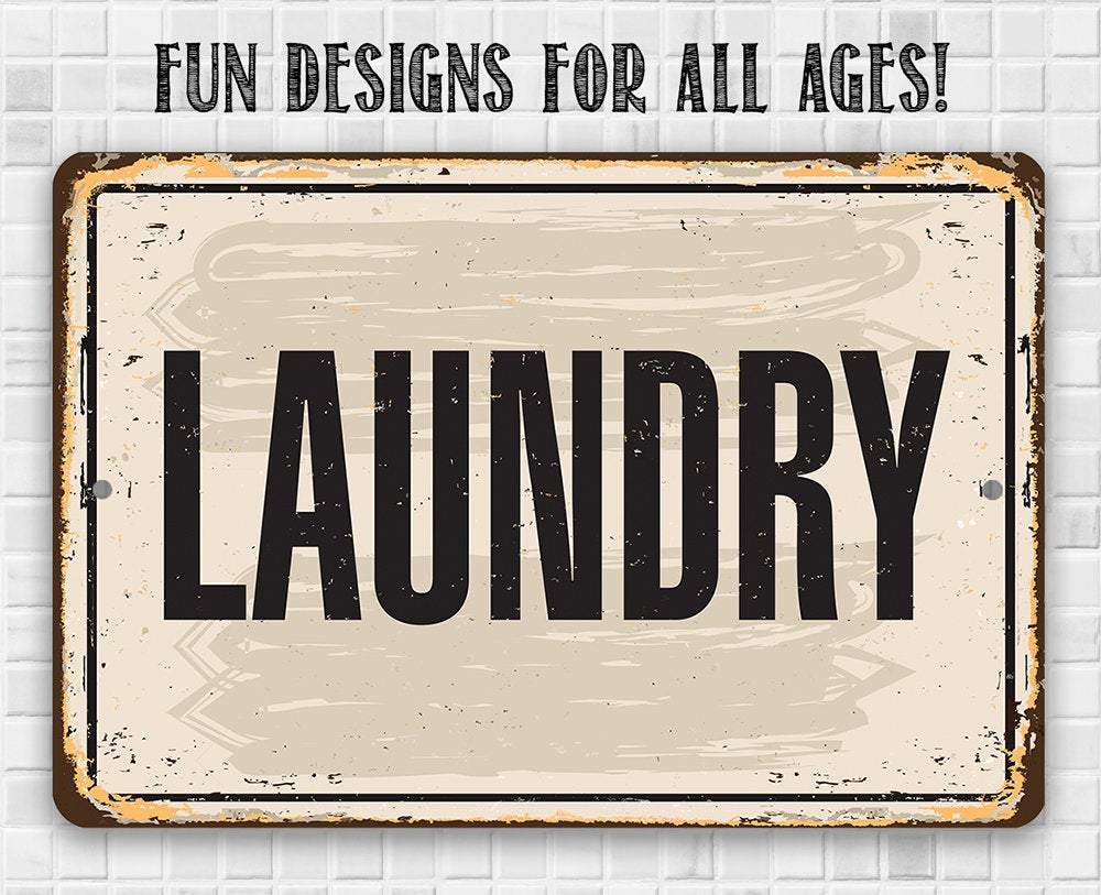 Laundry - Metal Sign
