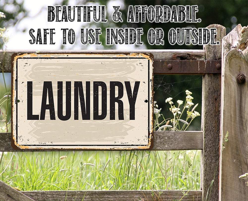 Laundry - Metal Sign