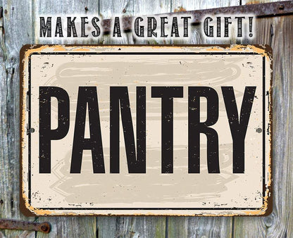 Pantry - Metal Sign