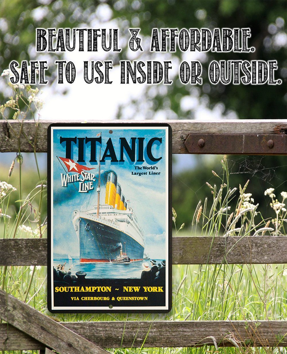Titanic Poster - Metal Sign