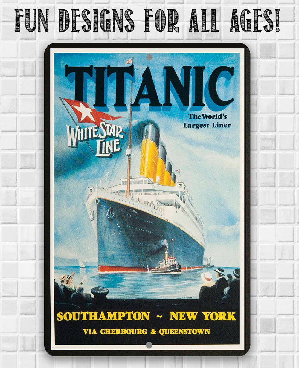 Titanic Poster - Metal Sign