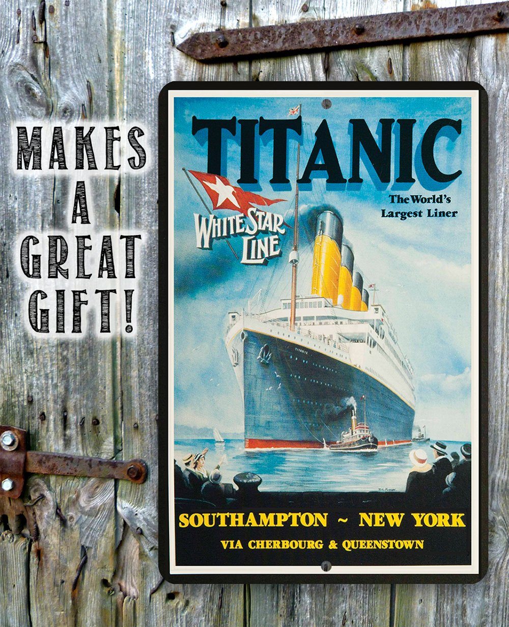 Titanic Poster - Metal Sign