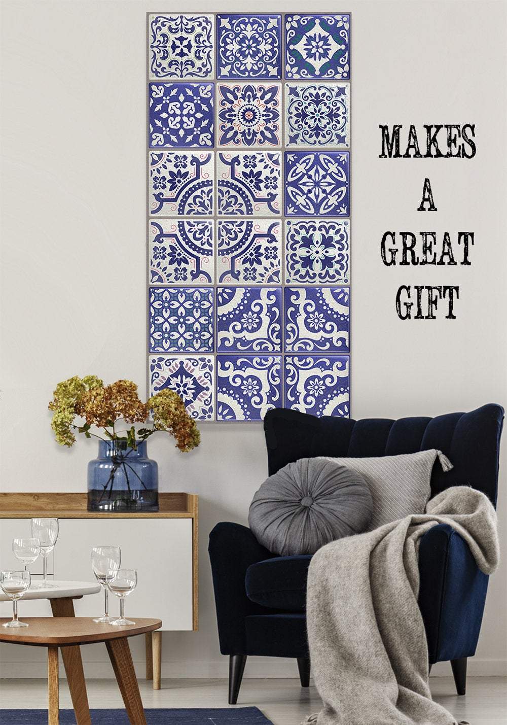 Mexican Tile Colorful - Canvas