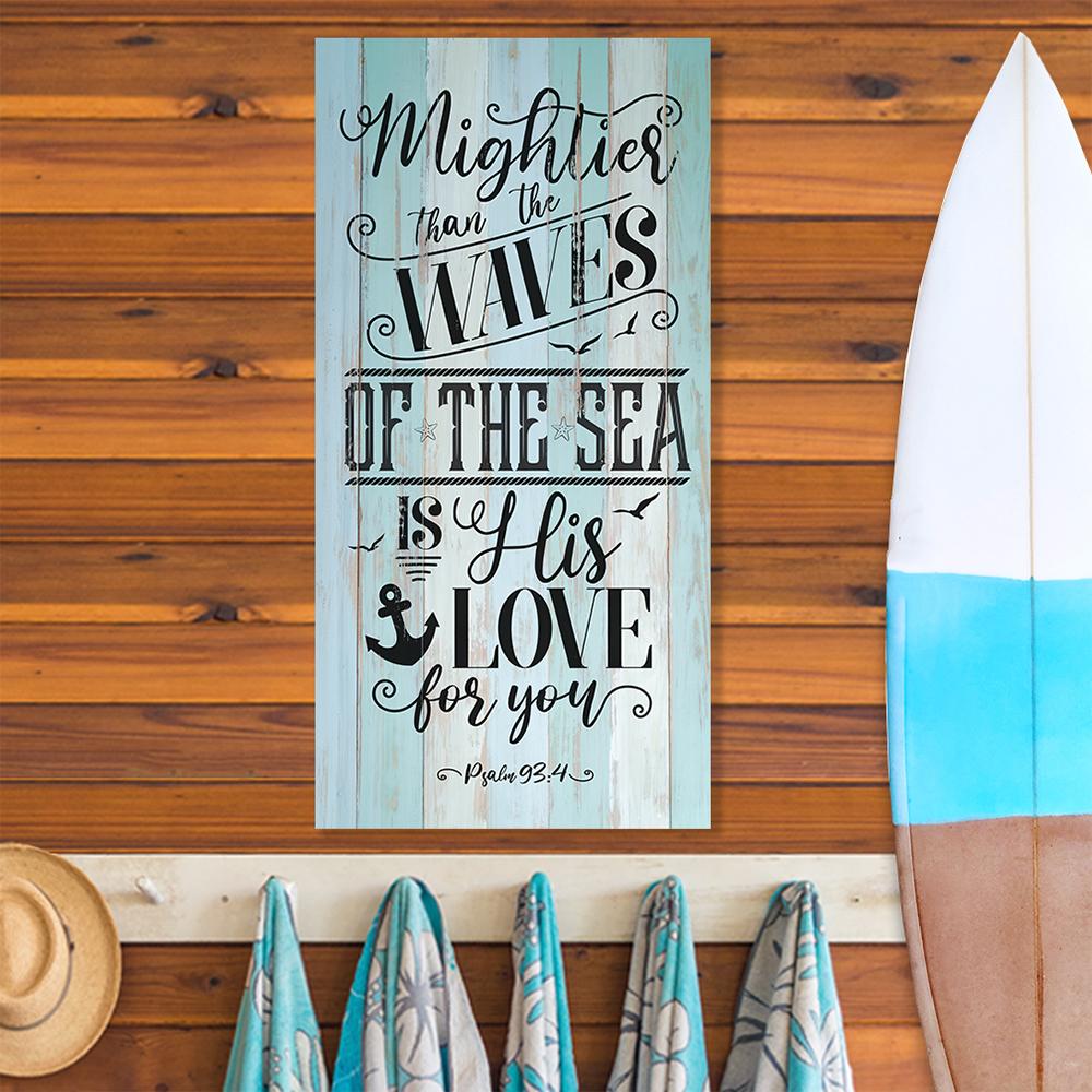 Mightier Than The Waves - Canvas