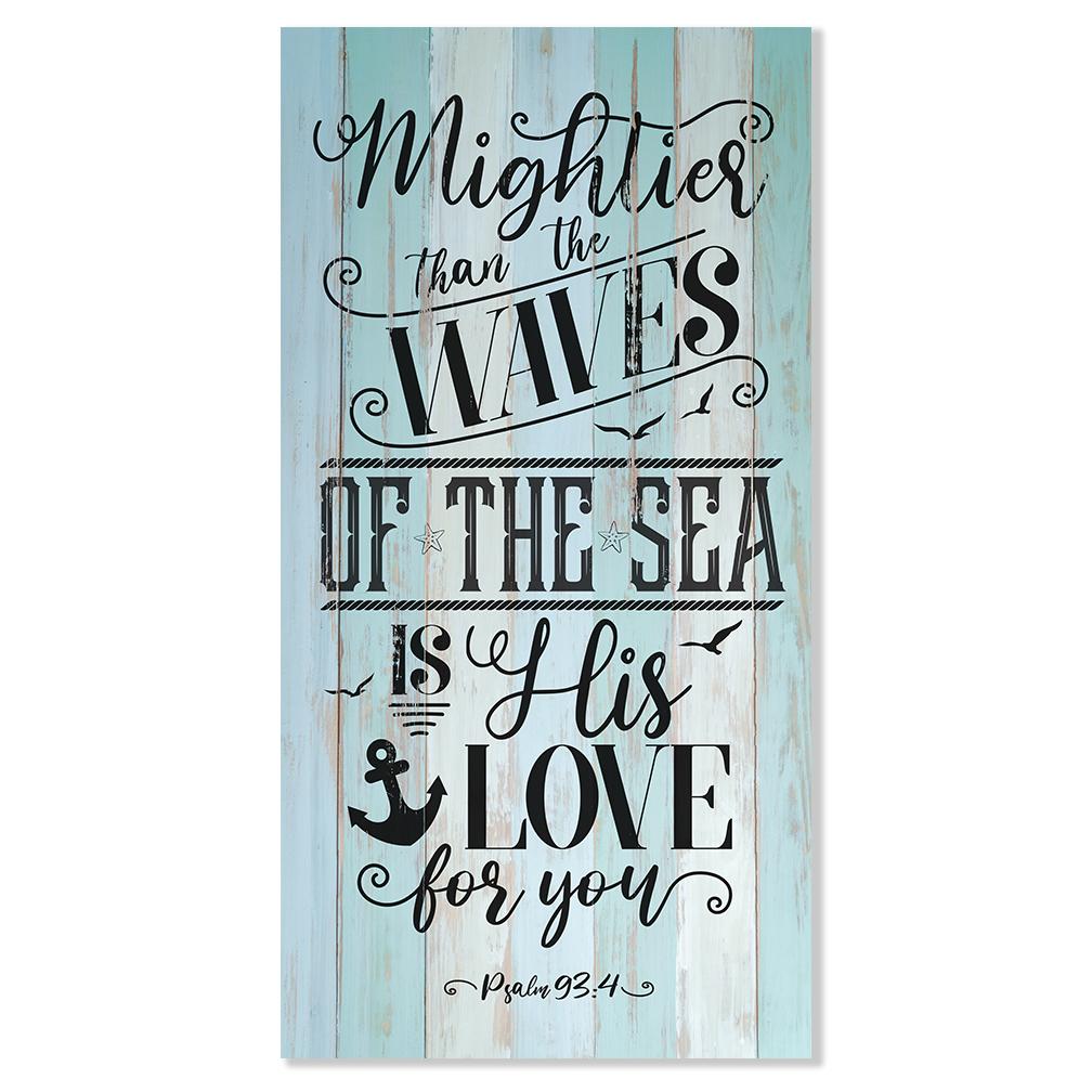 Mightier Than The Waves - Canvas