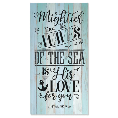 Mightier Than The Waves - Canvas