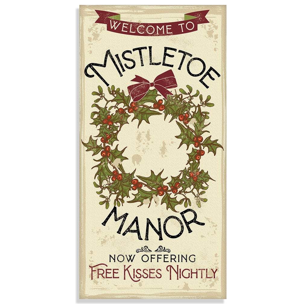 Mistletoe Manor - Canvas