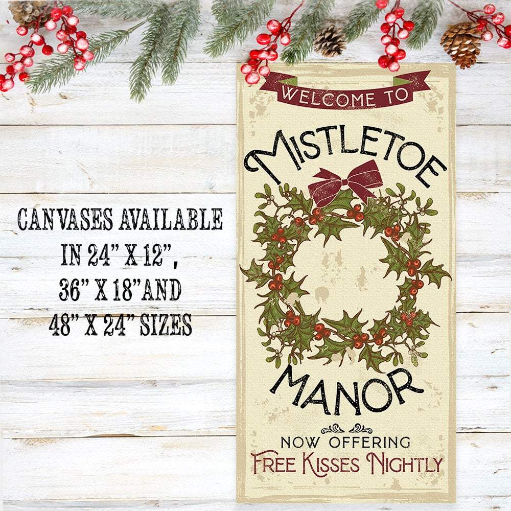 Mistletoe Manor - Canvas
