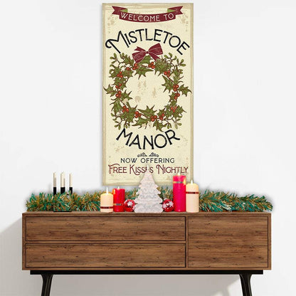 Mistletoe Manor - Canvas