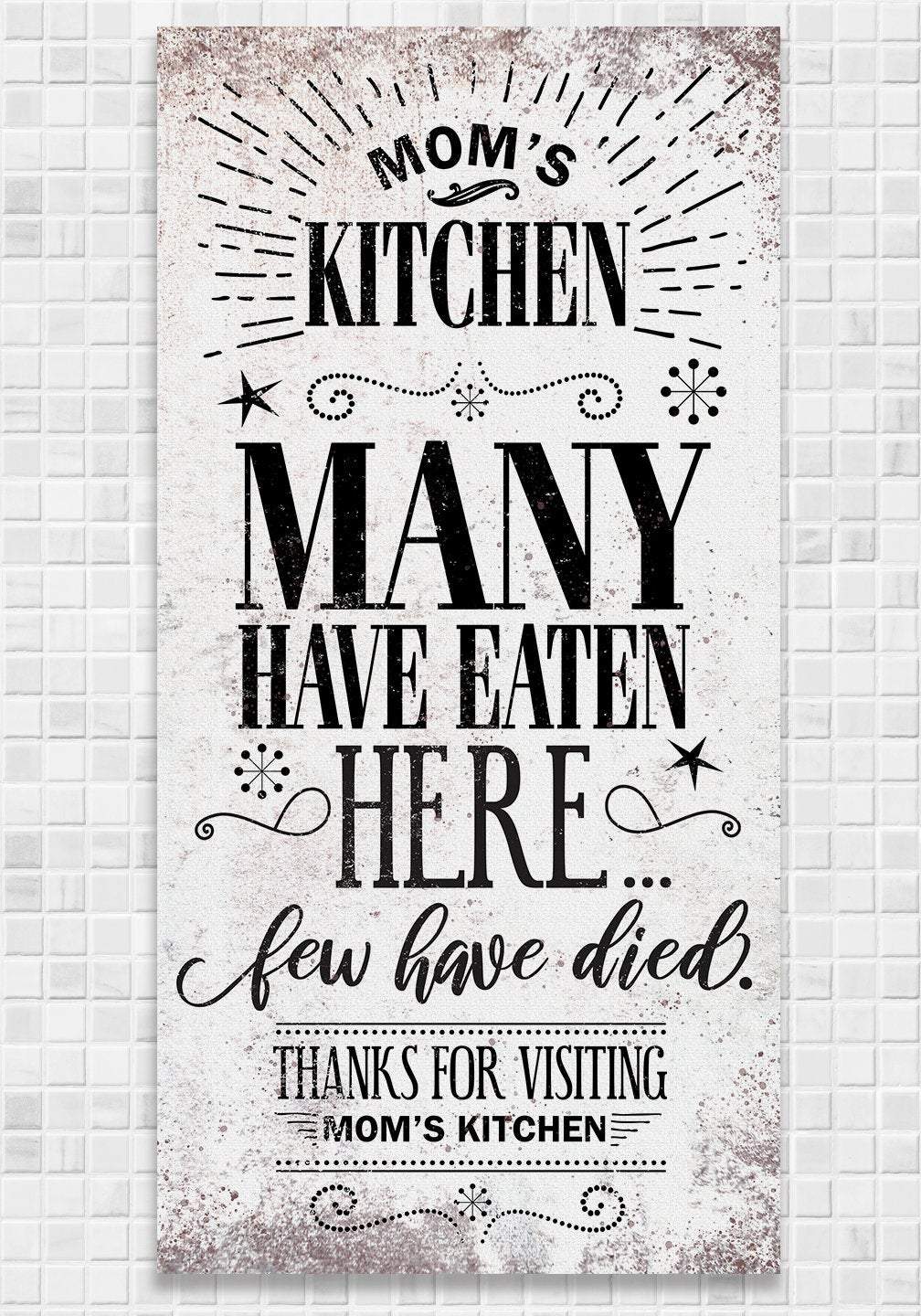 Mom's Kitchen - Canvas