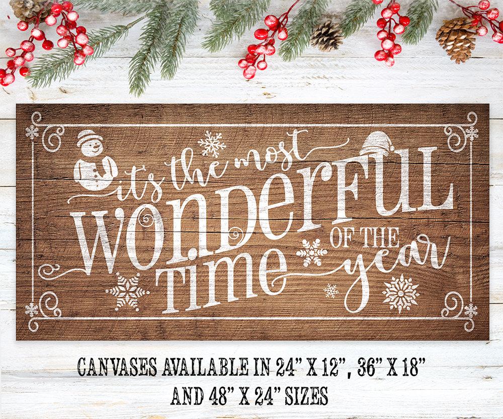 Most Wonderful Time Of The Year - Canvas