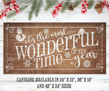 Most Wonderful Time Of The Year - Canvas