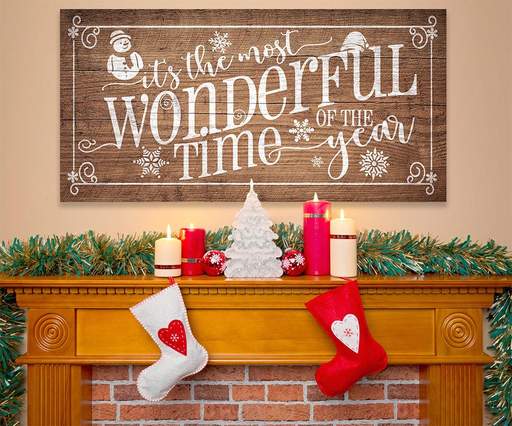 Most Wonderful Time Of The Year - Canvas