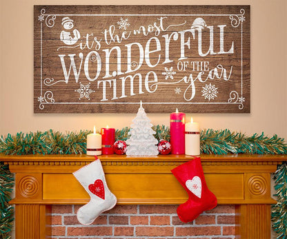 Most Wonderful Time Of The Year - Canvas