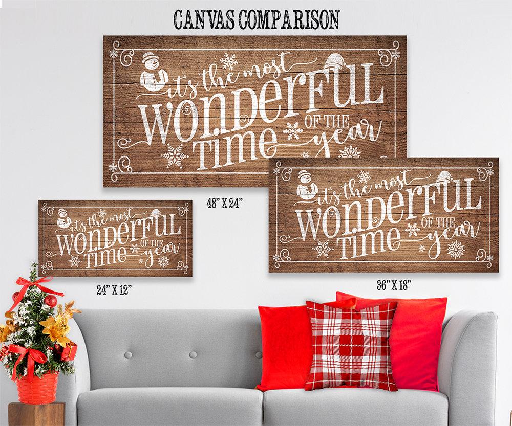 Most Wonderful Time Of The Year - Canvas