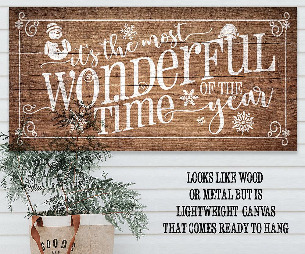Most Wonderful Time Of The Year - Canvas