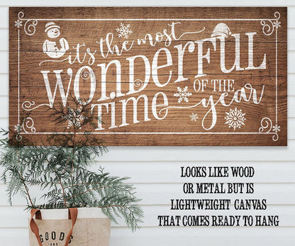 Most Wonderful Time Of The Year - Canvas