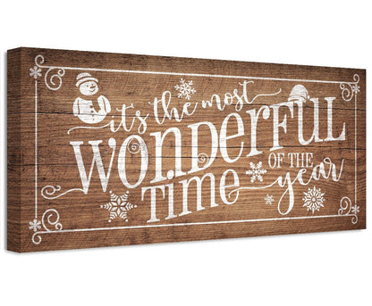 Most Wonderful Time Of The Year - Canvas