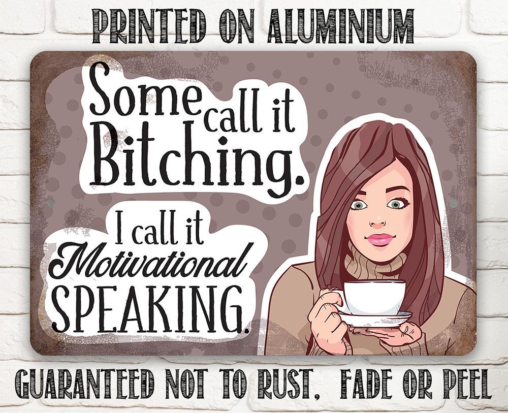 Motivational Speaking - Metal Sign