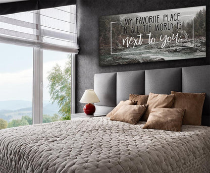 My Favorite Place In All The World - Canvas