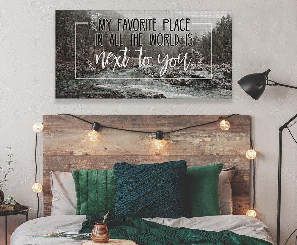 My Favorite Place In All The World - Canvas