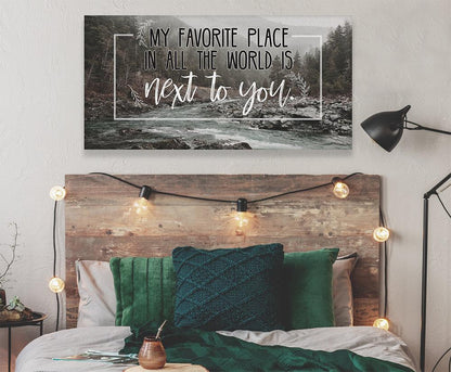 My Favorite Place In All The World - Canvas