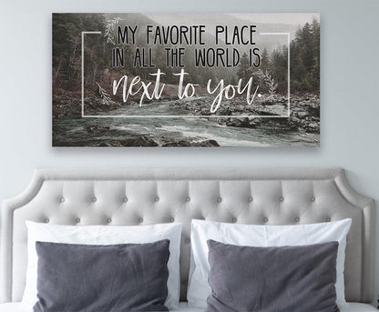 My Favorite Place In All The World - Canvas