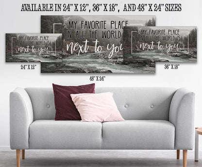 My Favorite Place In All The World - Canvas