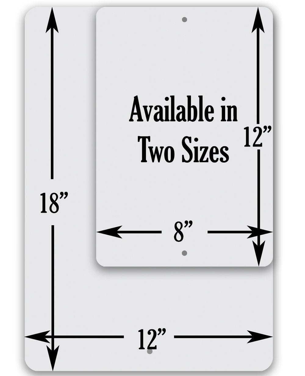 No Roosters Beyond This Point - Metal Sign
