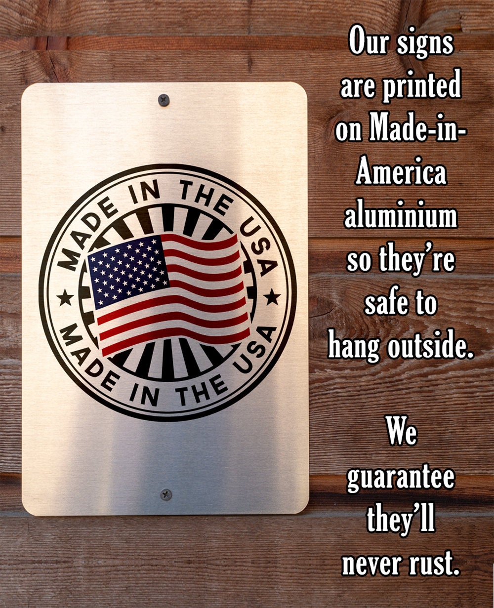 No Roosters Beyond This Point - Metal Sign