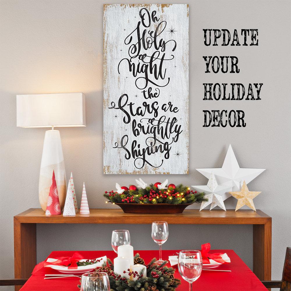 Oh Holy Night - Canvas