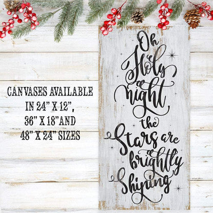 Oh Holy Night - Canvas