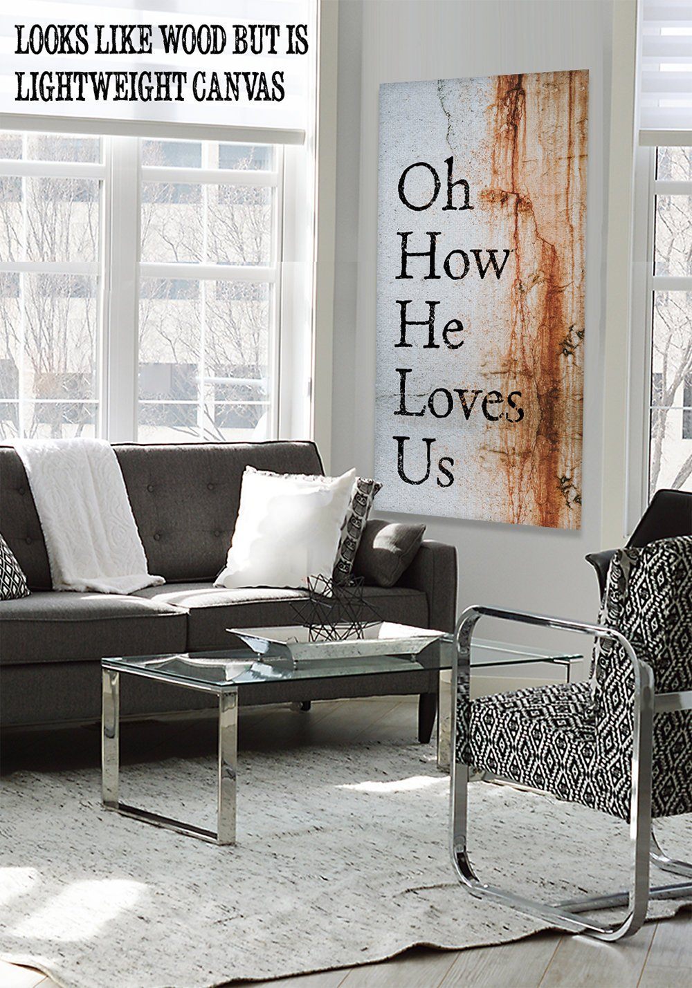 Oh How He Loves Us - Canvas