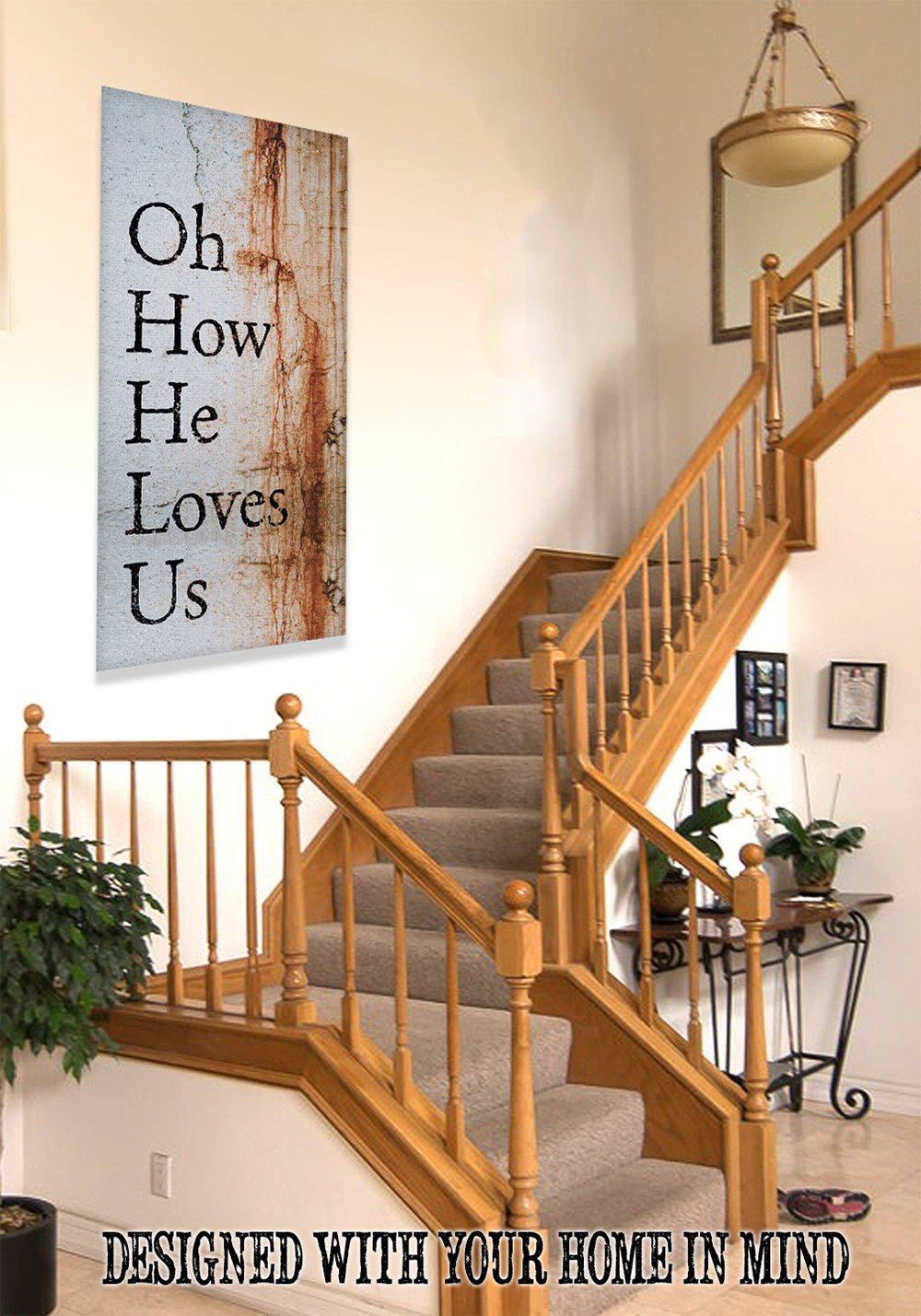 Oh How He Loves Us - Canvas