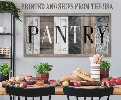 Pantry in Multi Pattern - Canvas