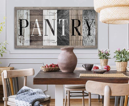 Pantry in Multi Pattern - Canvas